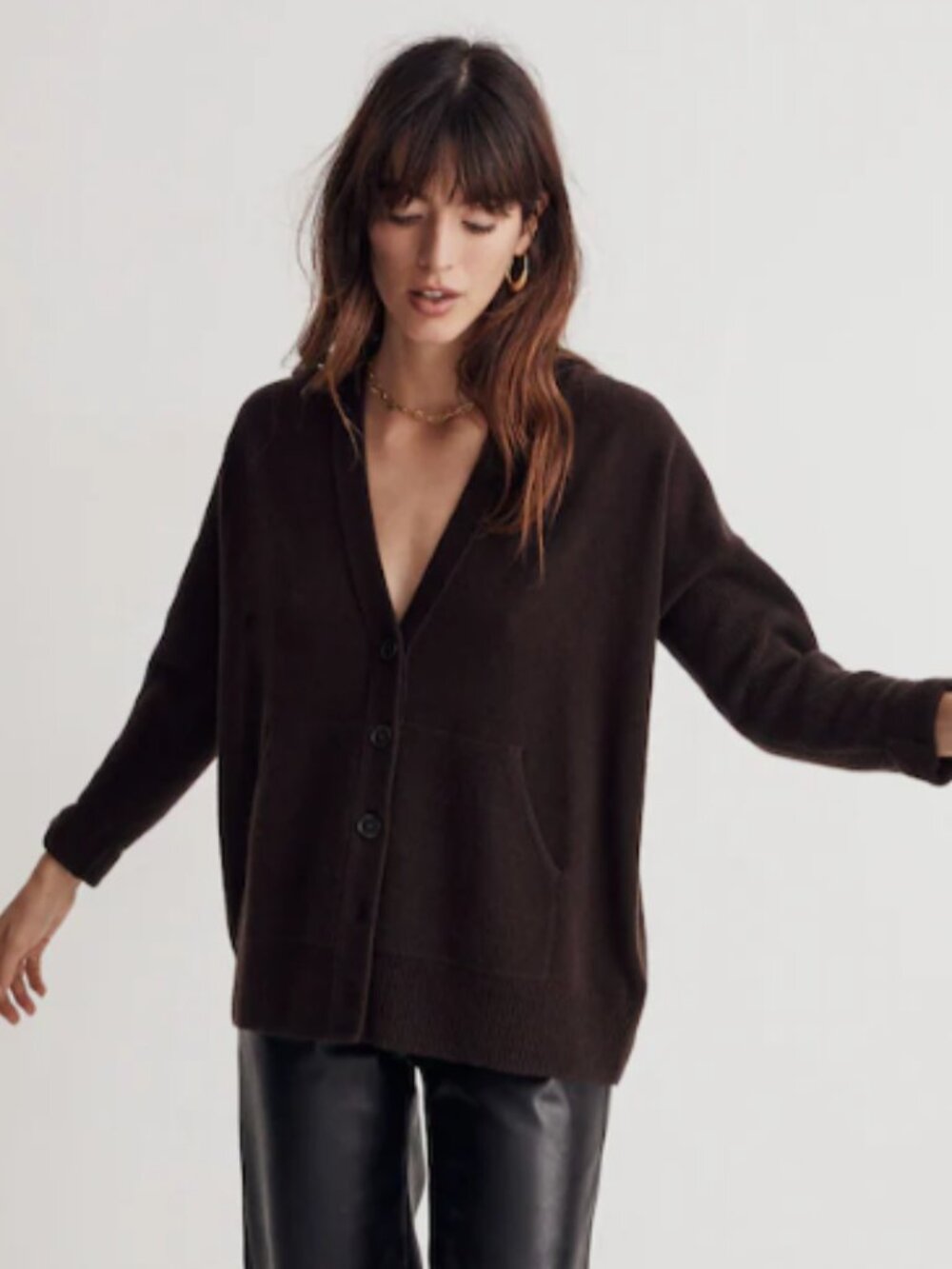 Madewell Cashmere Cardigan Sweater